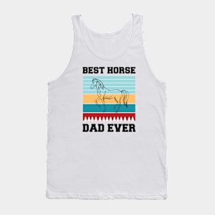 Best Horse Dad Ever Tank Top